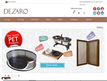 Tablet Screenshot of dezaro.com